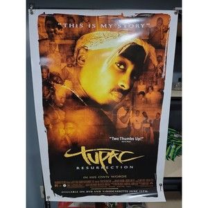 Tupac Resurrection  - original movie poster 27x40